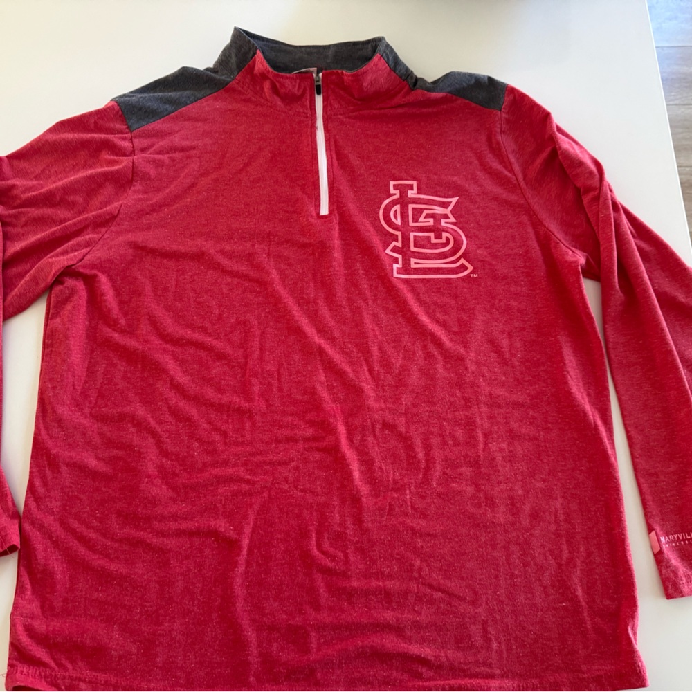 STL Cardinals Quarter-Zip Pullover